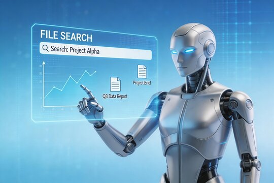 Robot interacting with digital interface