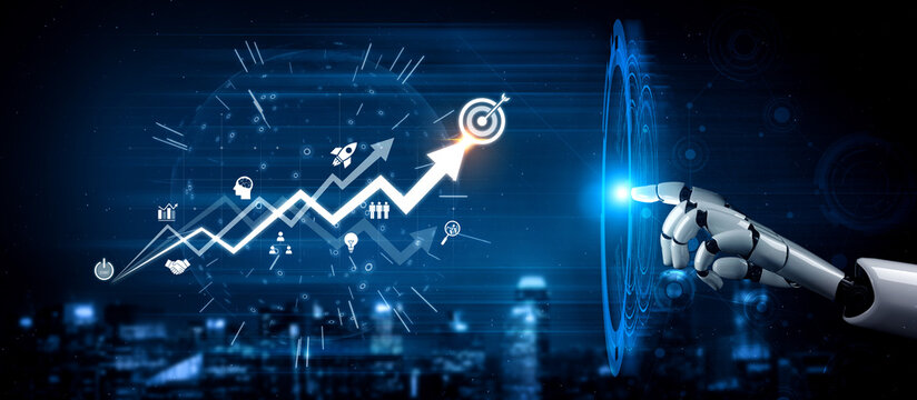 AI drives business growth by analyzing trends, forecasting outcomes, identifying goals, and guiding decisions to achieve optimal strategic success. Vouch