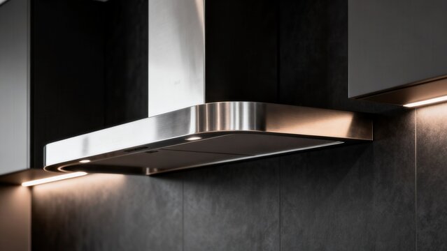 Modern kitchen range hood