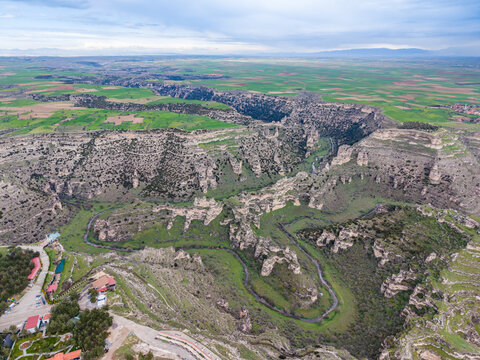 Scenic View of Ulubey Canyon in Uşak, Turkey