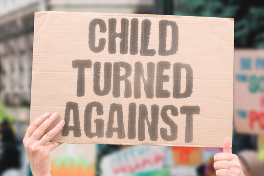 "Child Turned Against" Parental alienation involves one parent systematically conditioning a child to reject the other parent. PARENT. ALIENATION. CHILD. REJECT. CONDITION.