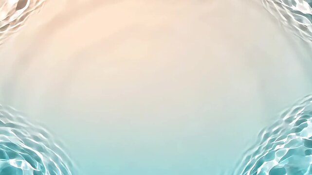 Ethereal Water Ripple Echoes in Soft Pastel Gradient for Wellness and Zen Background