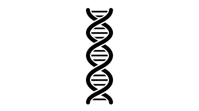 Dna Helix Vector Graphic Molecular Biology Genetic Code Illustration