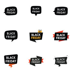Fototapeta premium Black Friday Sale Concept Vector with Optical Illusion Pattern