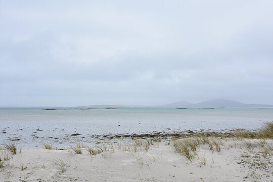 Deserted White Sand Beach in Outer Hebrides