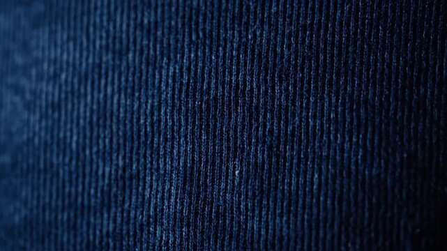 Closeup of dark blue denim texture.