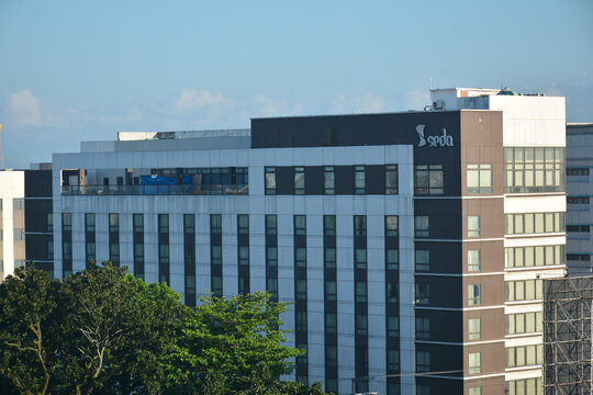 Seda capitol central hotel facade at Negros Occidental in Bacolod, Philippines