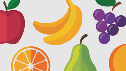 Fruit icon collection - vector illustration © Md