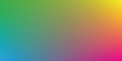Obraz premium Smooth gradient of green blue yellow pink and purple