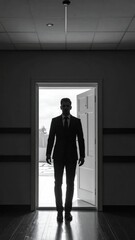 Fototapeta premium Man silhouette