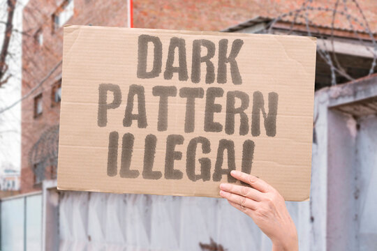 "Dark Pattern Illegal" Regulatory bodies across multiple jurisdictions have begun formally penalizing companies for using dark pattern design. DARK. PATTERN. REGULATE. LEGAL. PENALIZE.