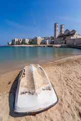 Fototapeta premium The Molfetta Town view in Puglia Region of Italy