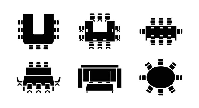 Rectangular Table In Rows