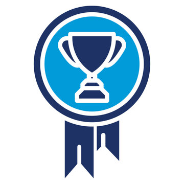 Competition blue combination icon