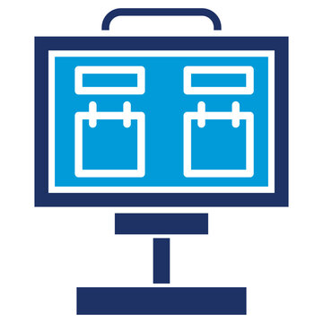 Field blue combination icon