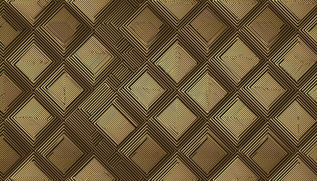 background pattern seamless diagonal square shape abstract gold color and line geometric line