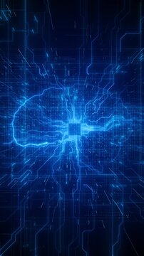 Futuristic blue data corridor flying rectangles, bright center flare, layered code, virtual technology software reveals, business dashboards, cyber intros, high speed overlays, science fiction scenes.