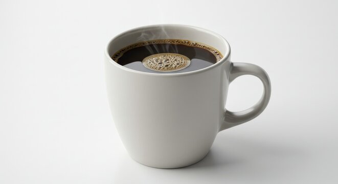 Coffee Cup with Coffee Pod.