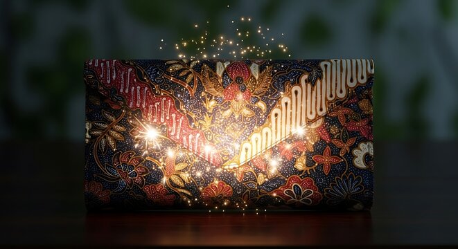 Batik Clutch Bag Sparkle.