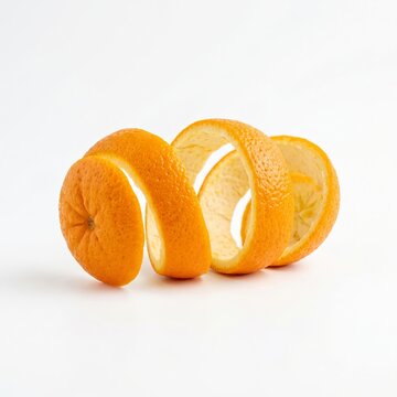 oranges on a white background