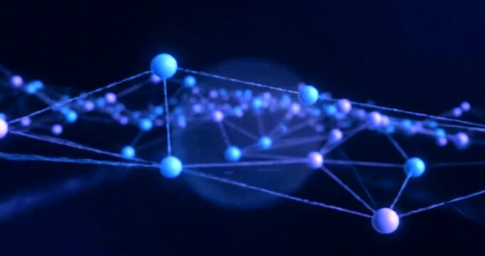 abstract technology background with globe