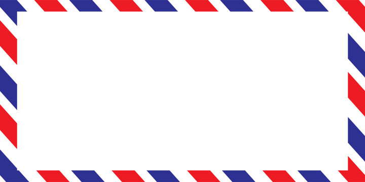 air mail postcard frame with copy space for your text or design