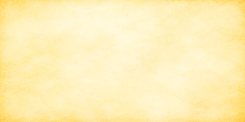 Obraz premium An antique background featuring a stained, vintage parchment paper texture with a dark grunge vignette on the aged, yellowed surface of a blank retro page
