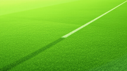 Obraz premium Diagonal Soccer Field Line Background with Minimal Clean Composition