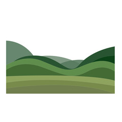 Obraz premium landscape with green hills