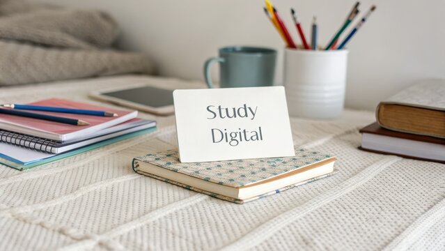 Study Digital Materials and Stationery for Learning and Productivity