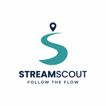 Streamscout logo with stylized letter.