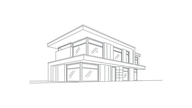 Modern Two Story House Design.