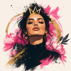 Fototapeta premium Pink Bloom Fashion 3