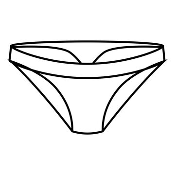 Men thong stroke icon