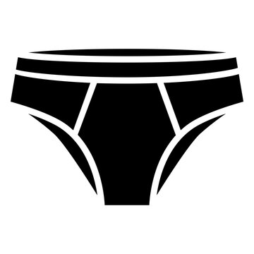 Men slip flat icon