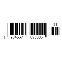 Fototapeta premium Barcode isolated