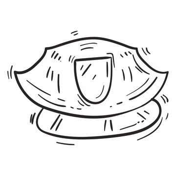 Service cap sketch