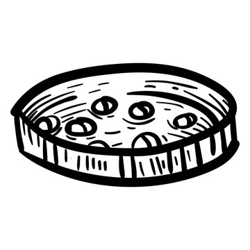 Tablet pill container sketch