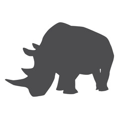 Rhinoceros rhino horn silhouette © Vexels