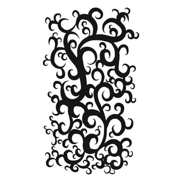 Quadruple whole note rest swirl