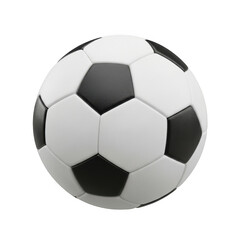 Fototapeta premium Soccer ball isolated on transparent background