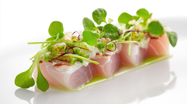 yellowtail kingfish sashimi with jalape&ntilde;o