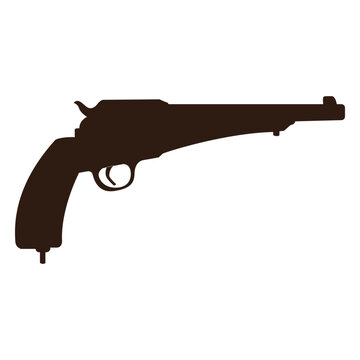 Gun silhouette pistol