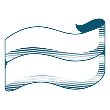 Ukraine peace stroke flag icon