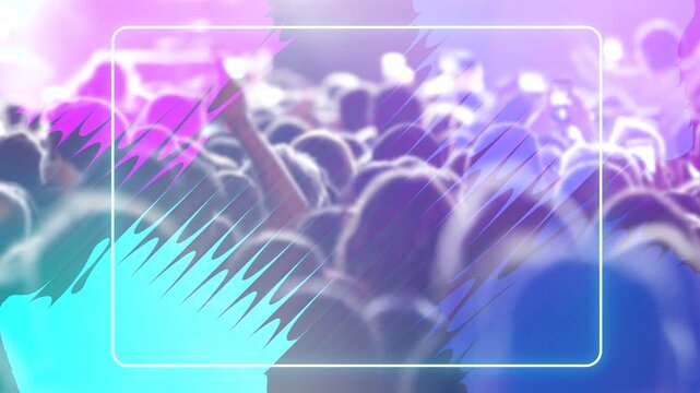 people crowd partying, concert night club, dark silhouettes dancing, jumping and waving hands, Iconic night rock concert, crowd cheering slomo, People cheer move lift, strobing stage lights, concert