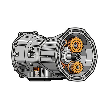 Mechanical Gearbox Transmission System.