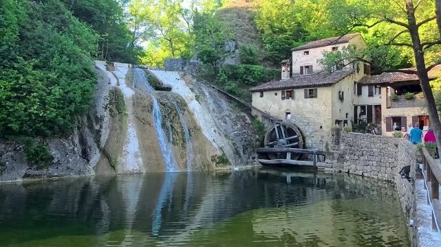The magnificence of nature and man's work. Molino della Croda. Veneto to discover.