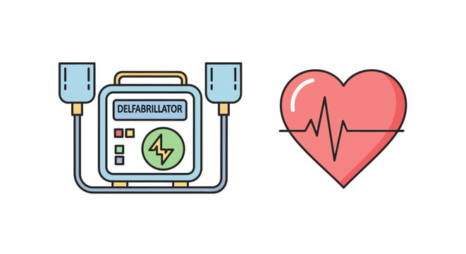 Defibrillator and Heart Rate Monitor.