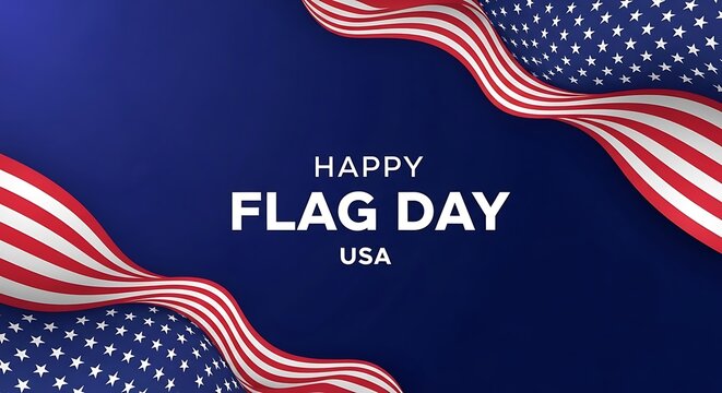 Celebrating national flag day patriotic usa flag design for june 14th observances american pride