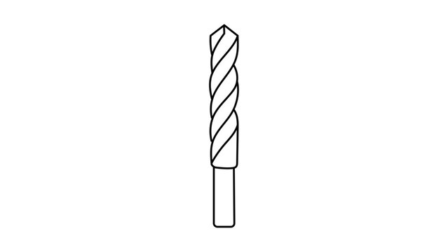 Precision boring bit accessory for metalwork and drilling operations, high-quality technical illustration for engineering schematics, hardware retail, and industrial manufacturing.